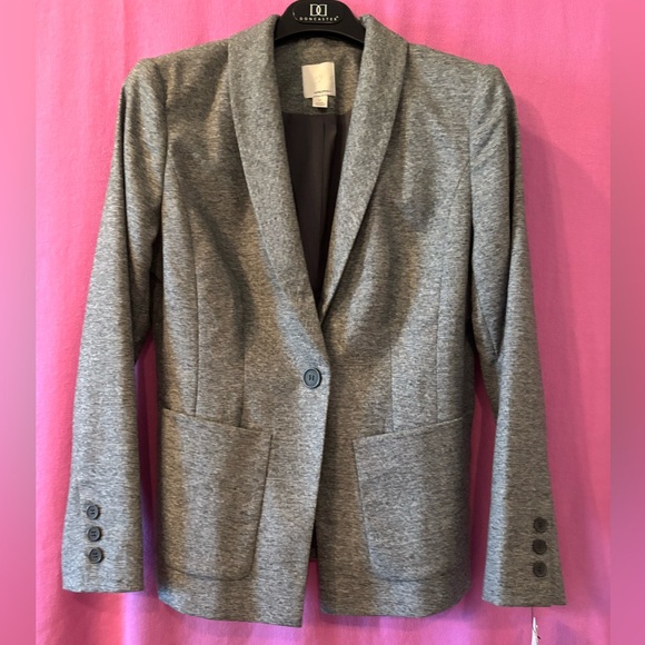 Halogen Jackets & Blazers - NWT Halogen Gray Blazer Structured Modern Fit Size 6p